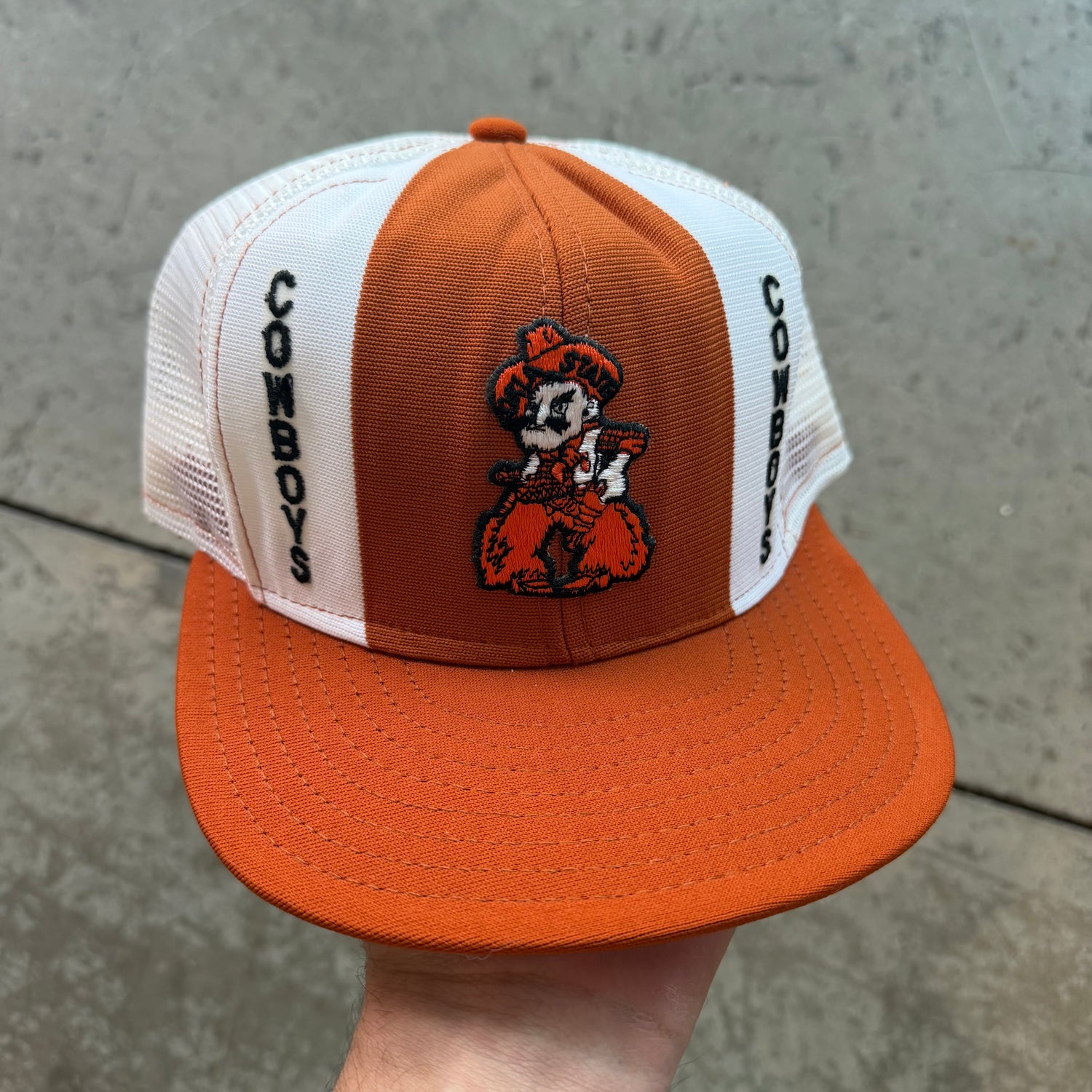 90s Oklahoma State Trucker Hat