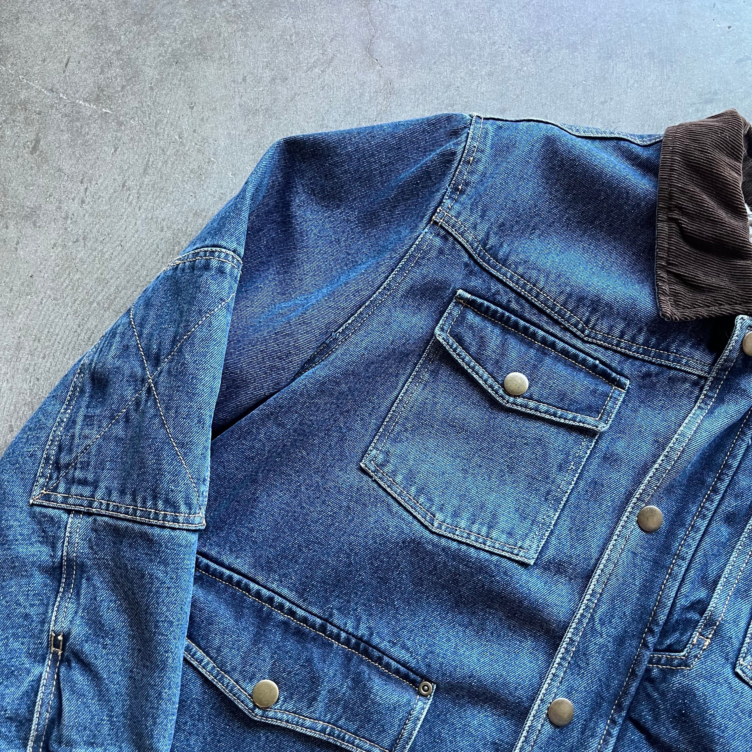 XL 00s Sherpa Lined Wrangler Denim Jacket