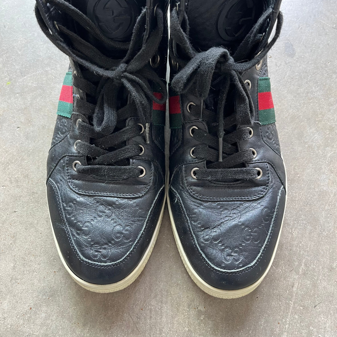 9 Used Gucci High Top Sneaker