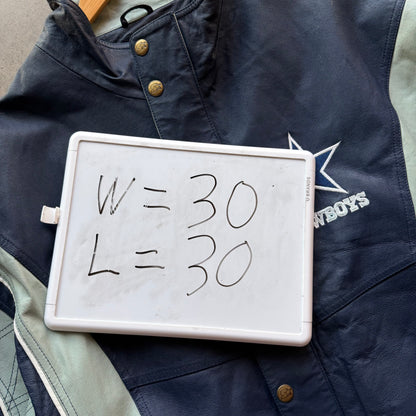 XL 90s Leather Dallas Cowboys Jacket
