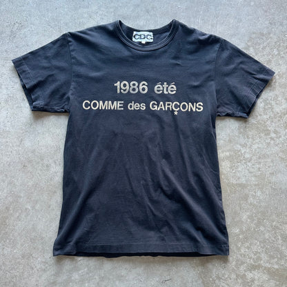 L CDG Gold Logo 1986 Tee