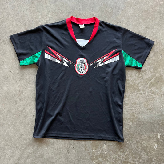 L 90s Bootleg Black Mexico Jersey