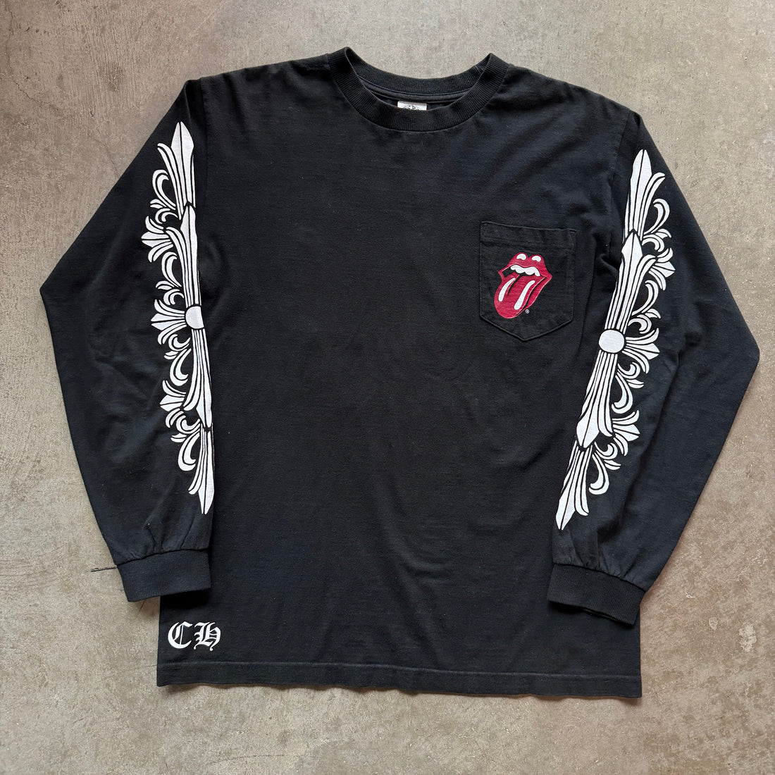 L Vintage Chrome Hearts Rolling Stones Longsleeve
