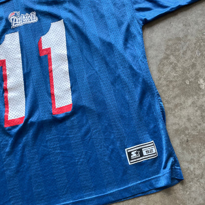 XL 00s Bledsoe Patriots Jersey