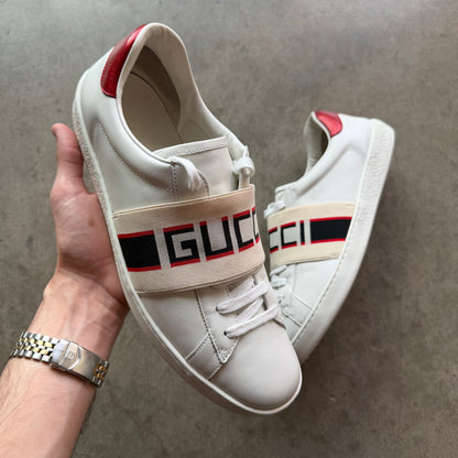 9 Used Gucci Ace Strap White