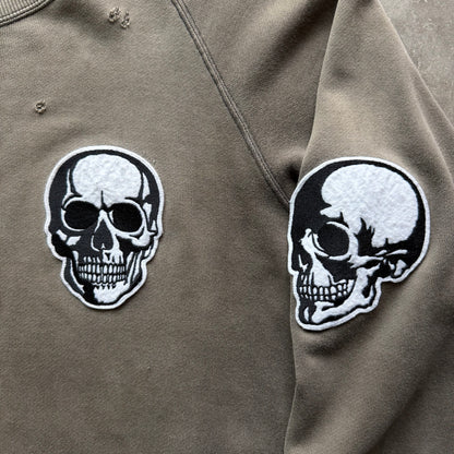 L Number Nine Double Skull Crewneck
