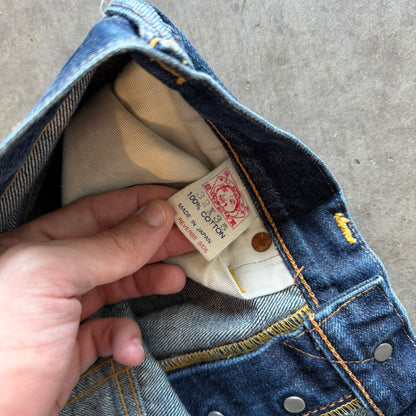 32x28 Pink Seagull Evisu Jeans