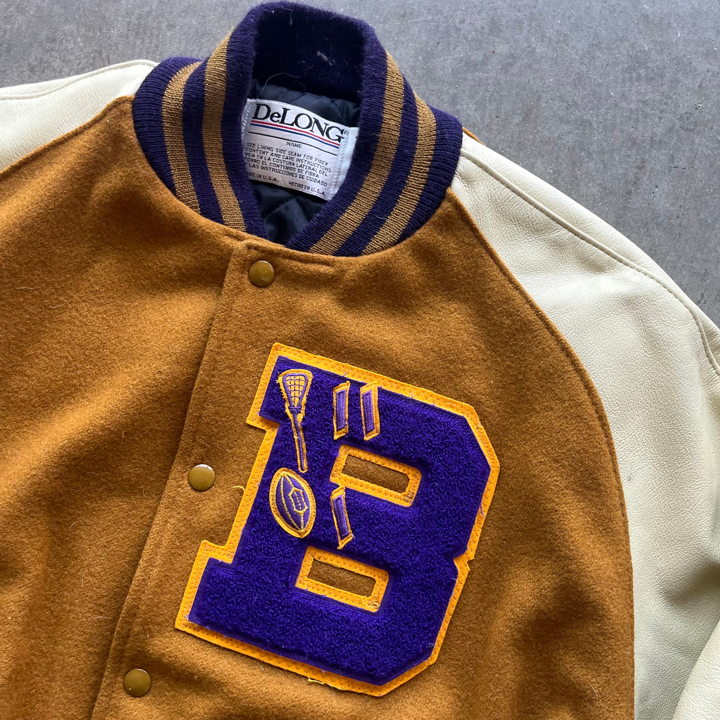 L 00 Panthers Letterman Jacket