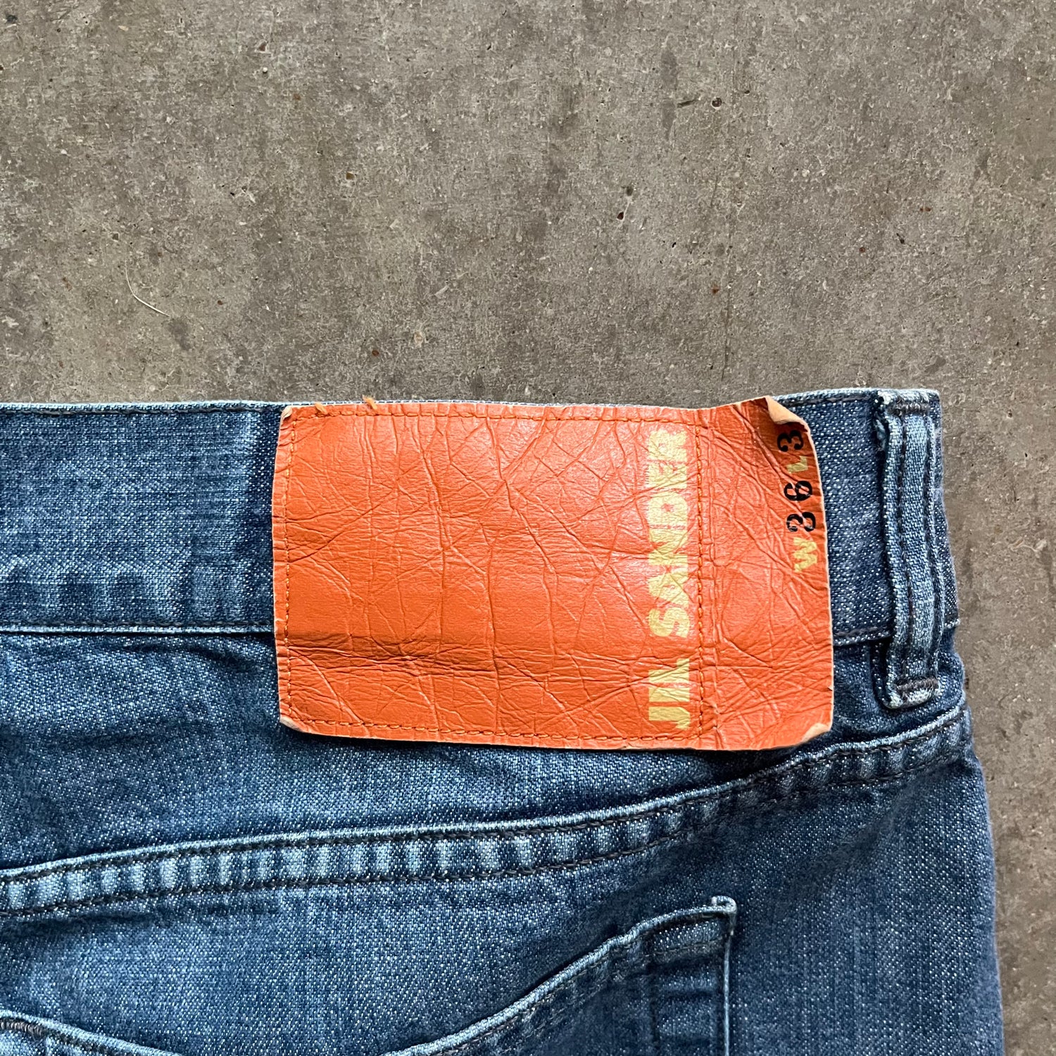 36x36 Jil Sander Blue Jeans