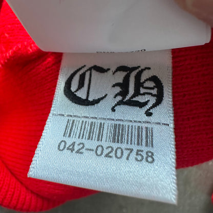 Chrome Hearts Red Embroidered Beanie