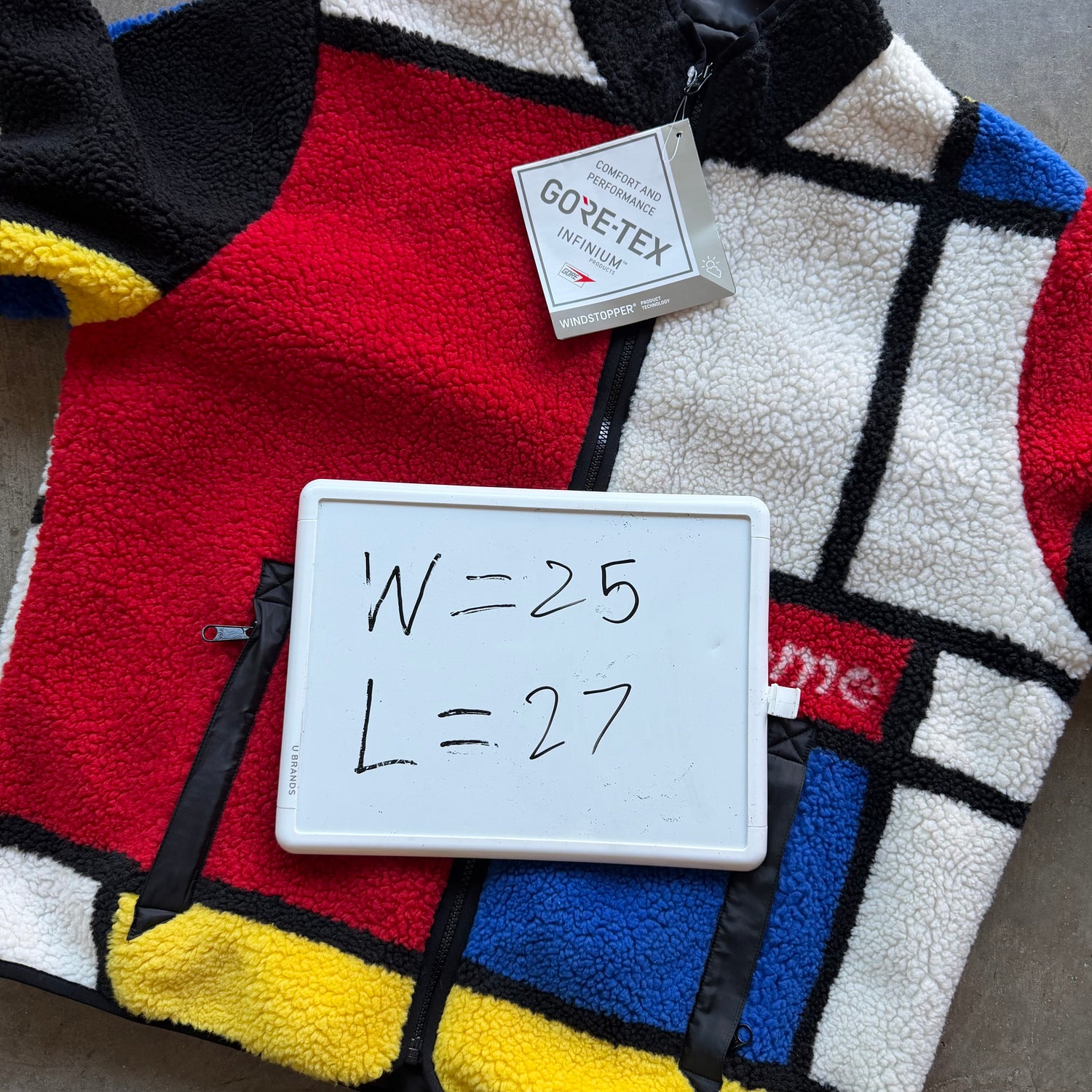 L Supreme Reversible Multicolor Fleece