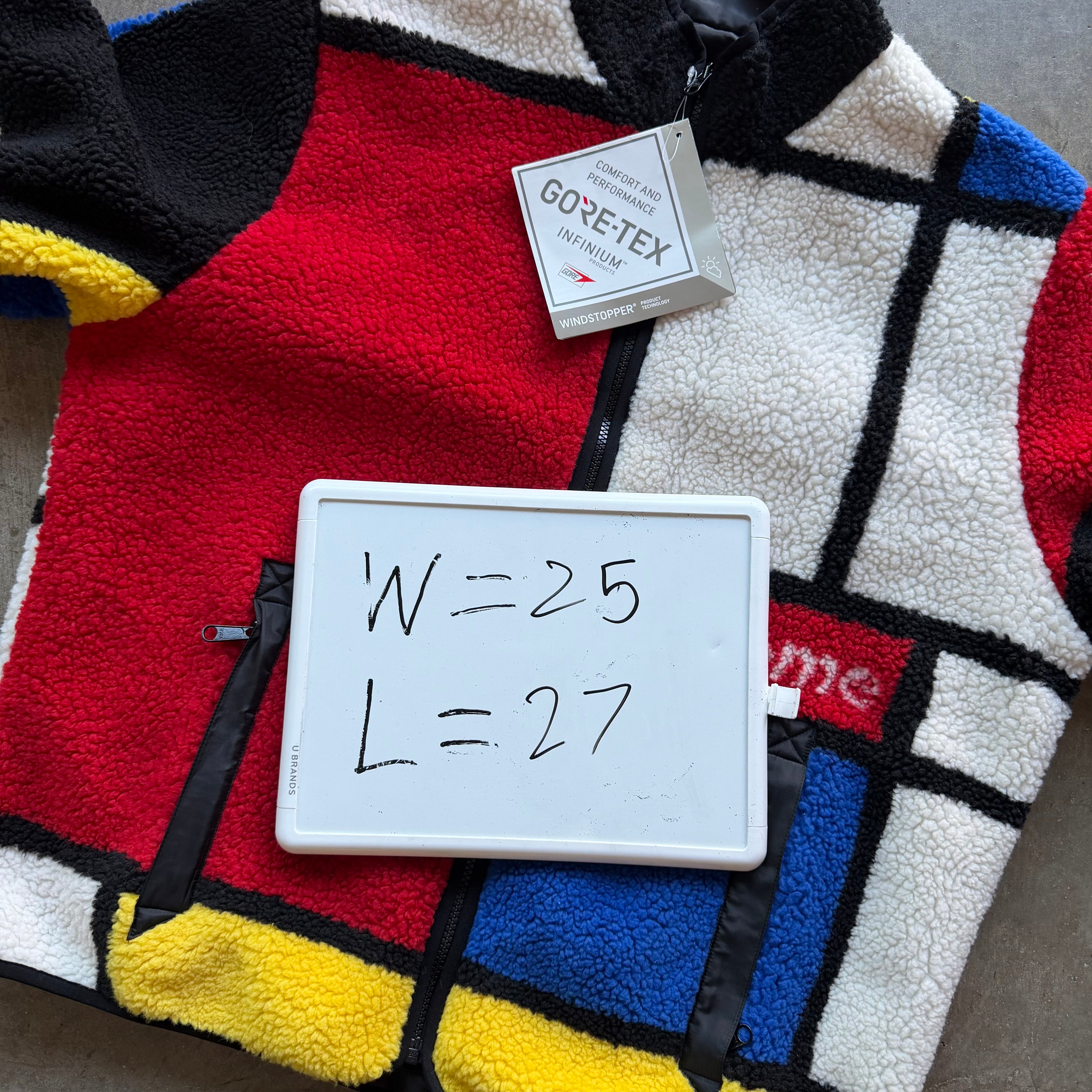 L Supreme Reversible Multicolor Fleece