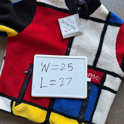 L Supreme Reversible Multicolor Fleece