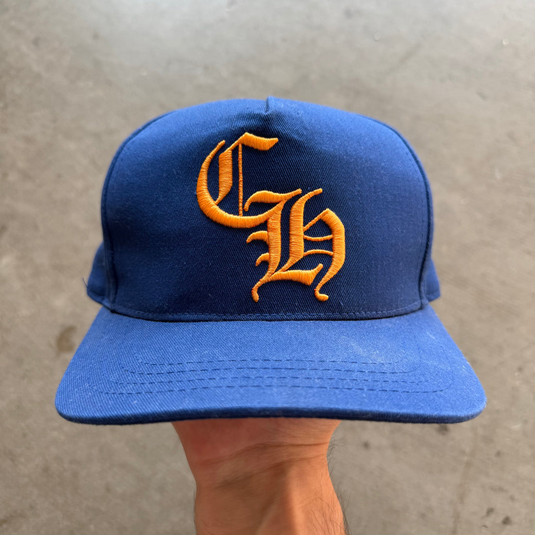 Chrome Hearts CH Baseball Hat Blue/Orange