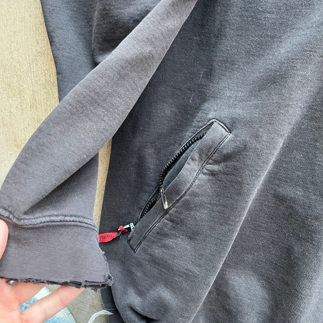 XL Y2K Black Fubu Hoodie