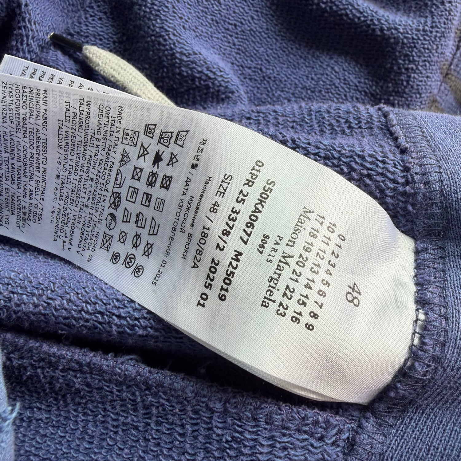 XL Maison Margiela Faded Blue Sweatpants