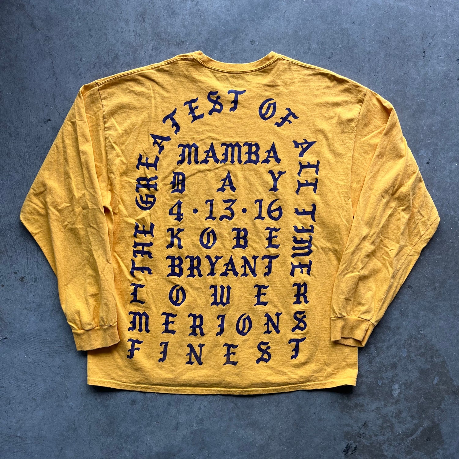 XXL TLOP Kobe Longsleeve