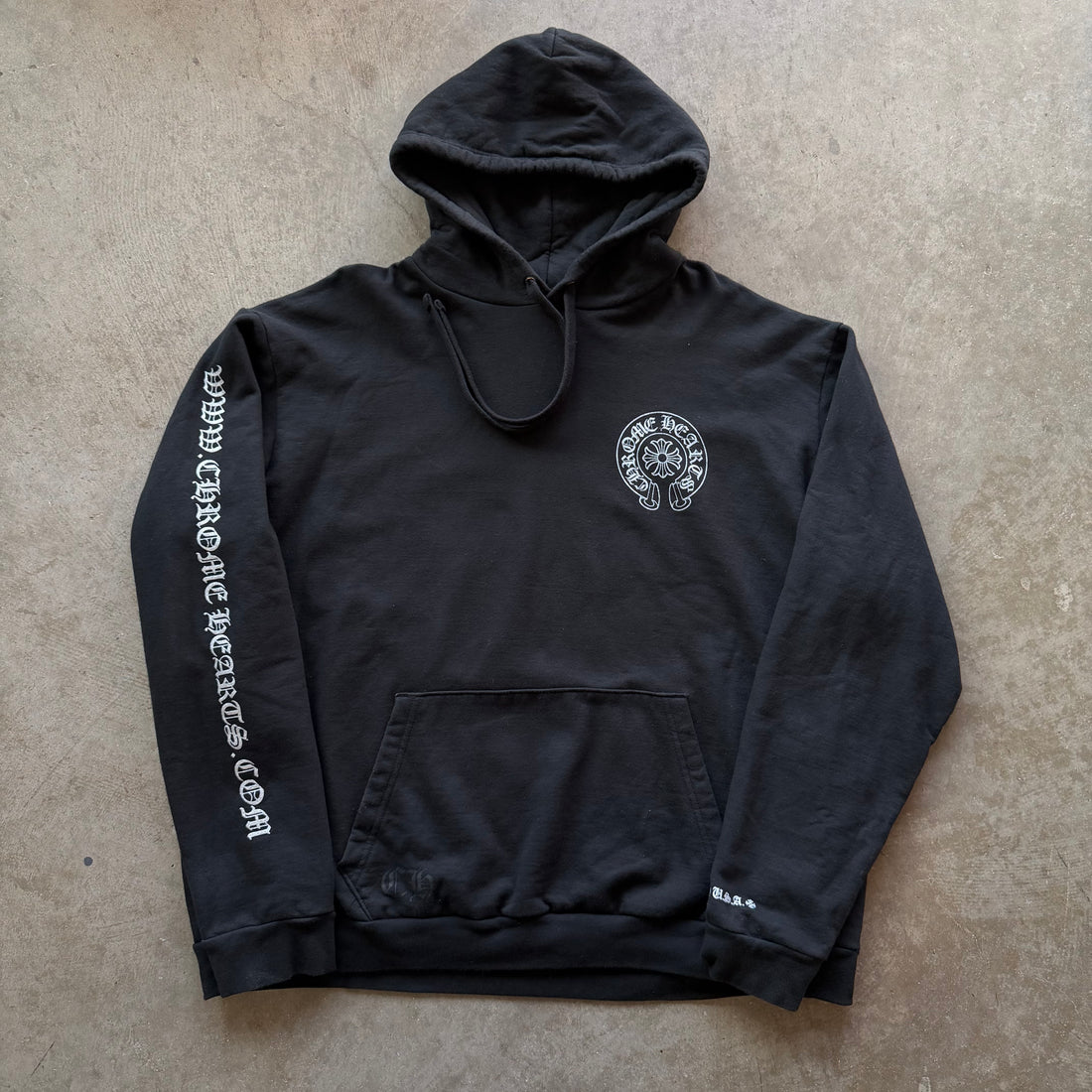 XXL Chrome Hearts Silver Glitter Hoodie