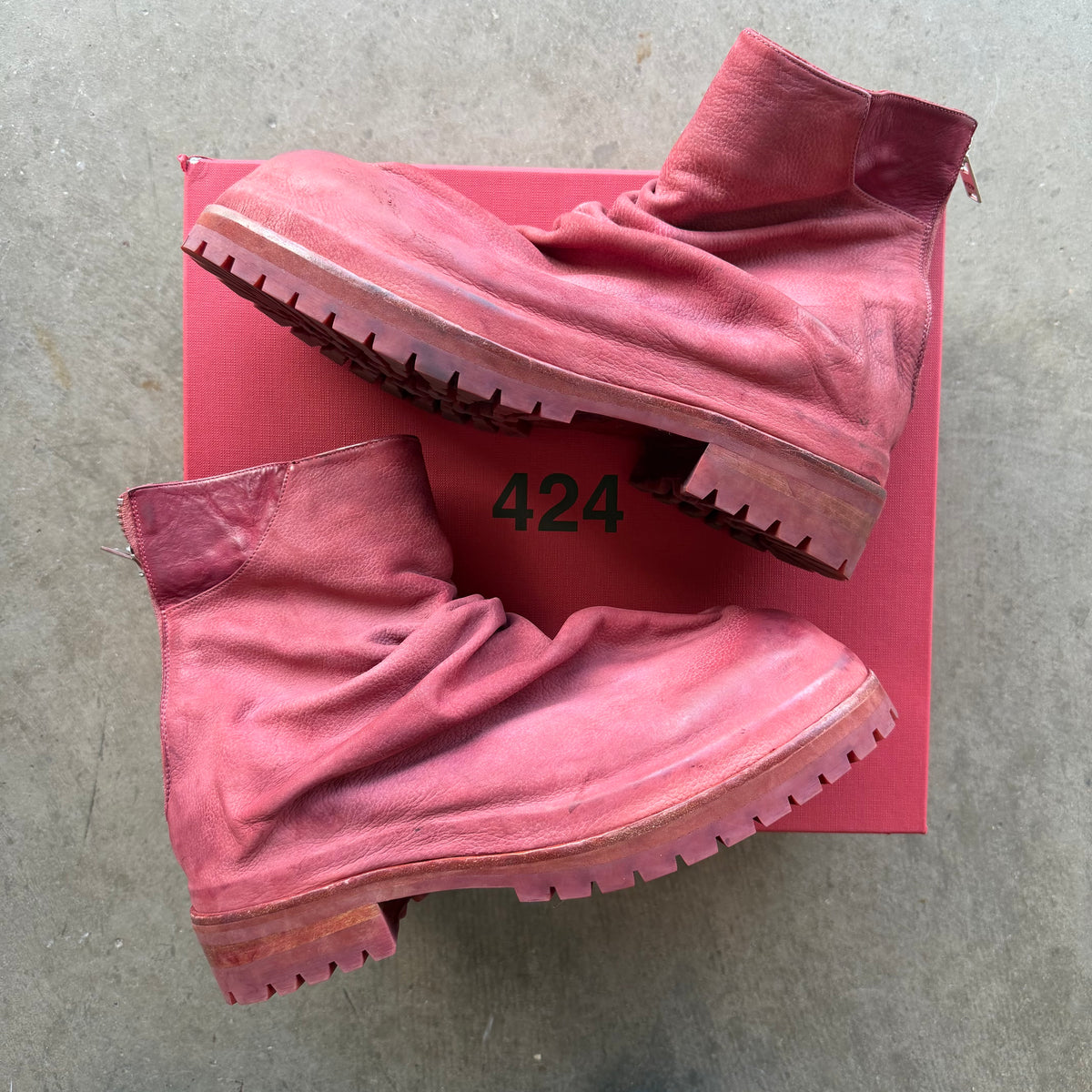 11 424 Marathon Boots Red