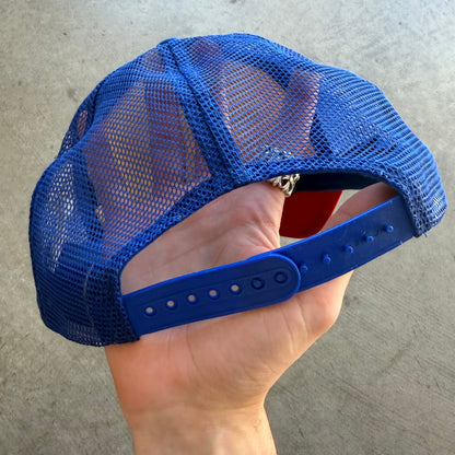 Sicko Puked On Laundry Trucker Blue Red
