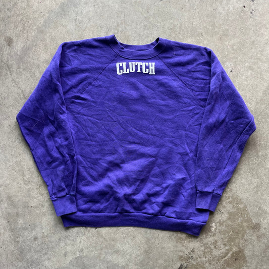 XL Purple/White Dallas Rework Crewneck