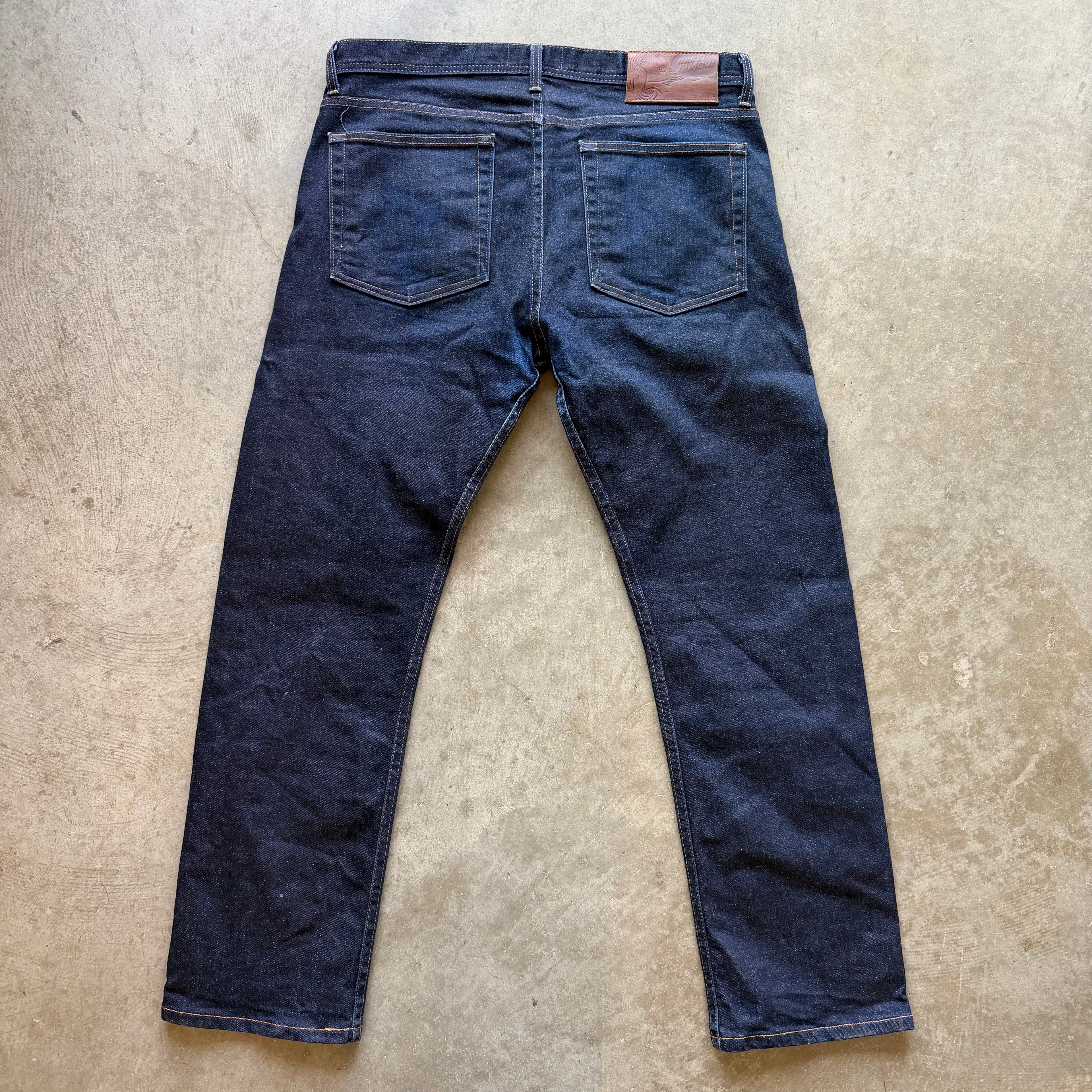 36x29 Naked and Famous Selvedge Denim