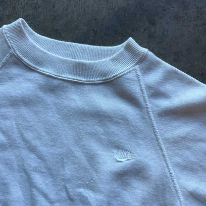 M 80s White Nike Crewneck