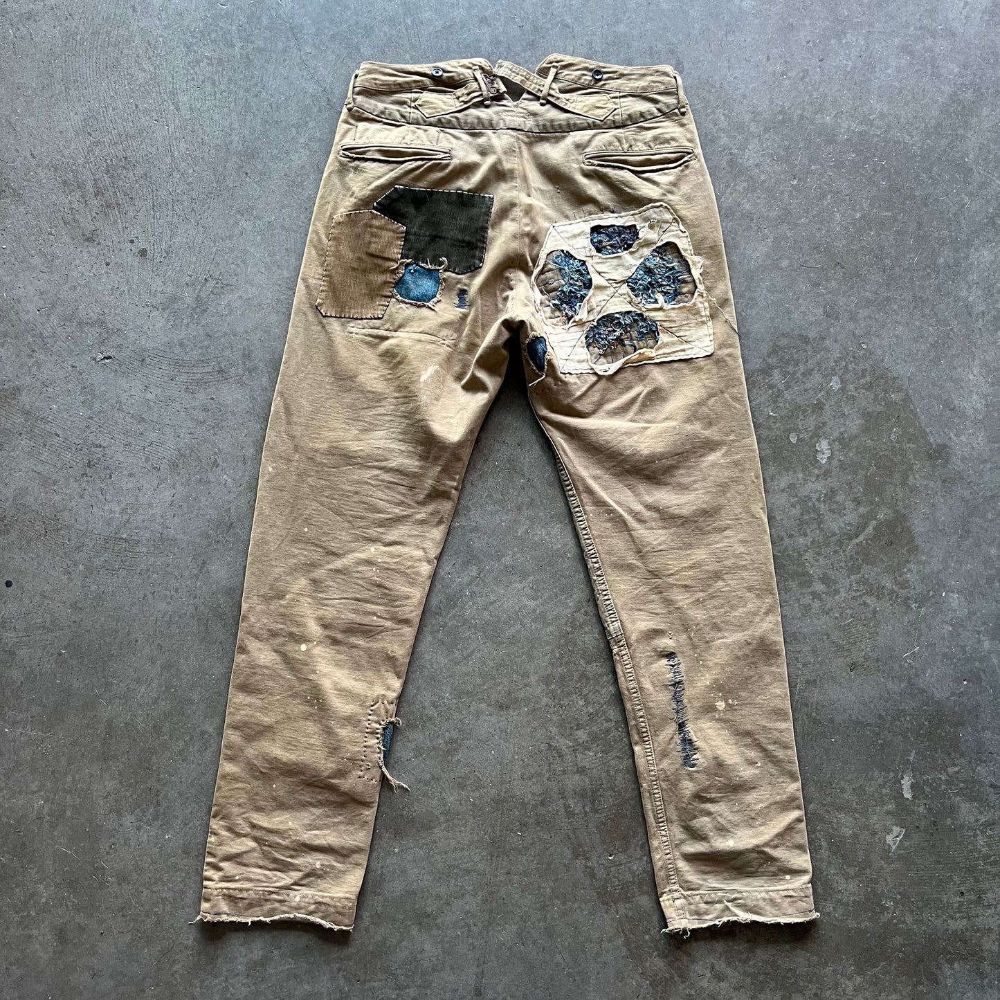 32x32 Kapital Buckle Back Pants