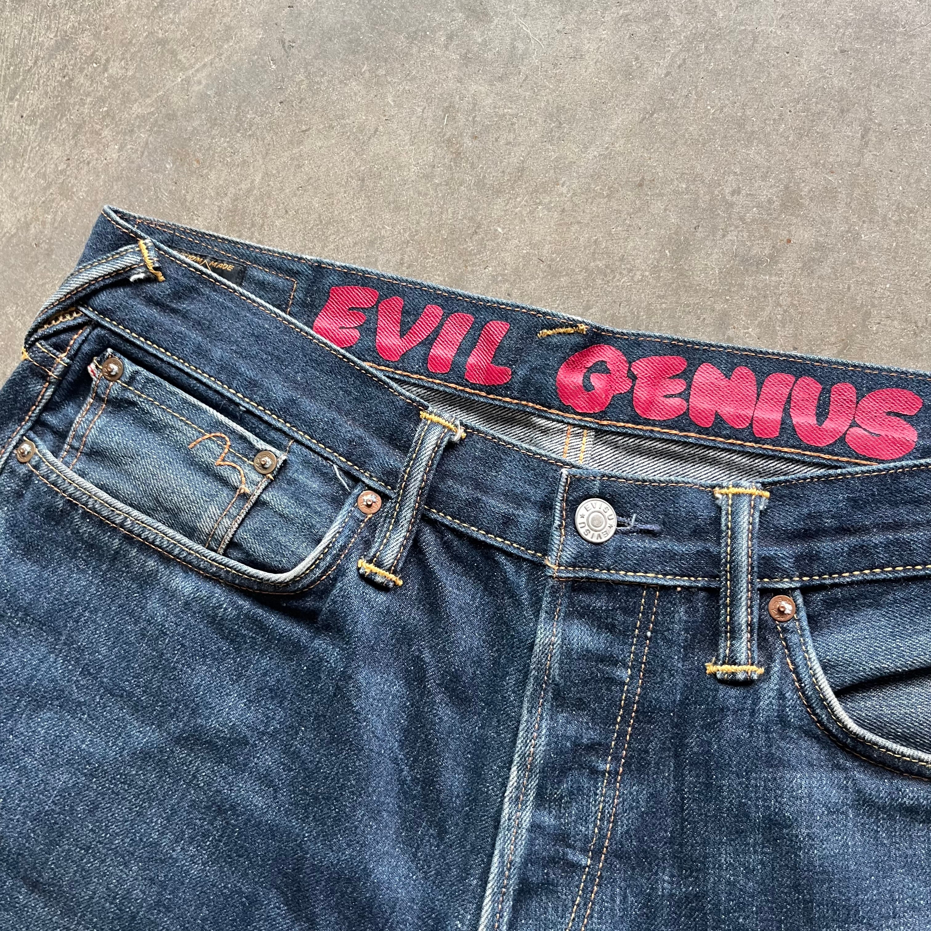 34x32 Evisu God Fear Jeans