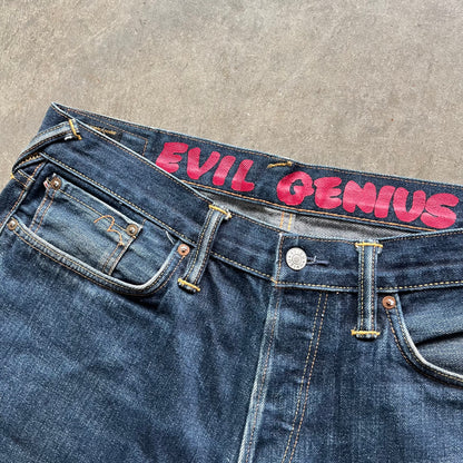 34x32 Evisu God Fear Jeans