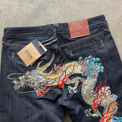 36x31 Brand New Dragon Evisu Jeans