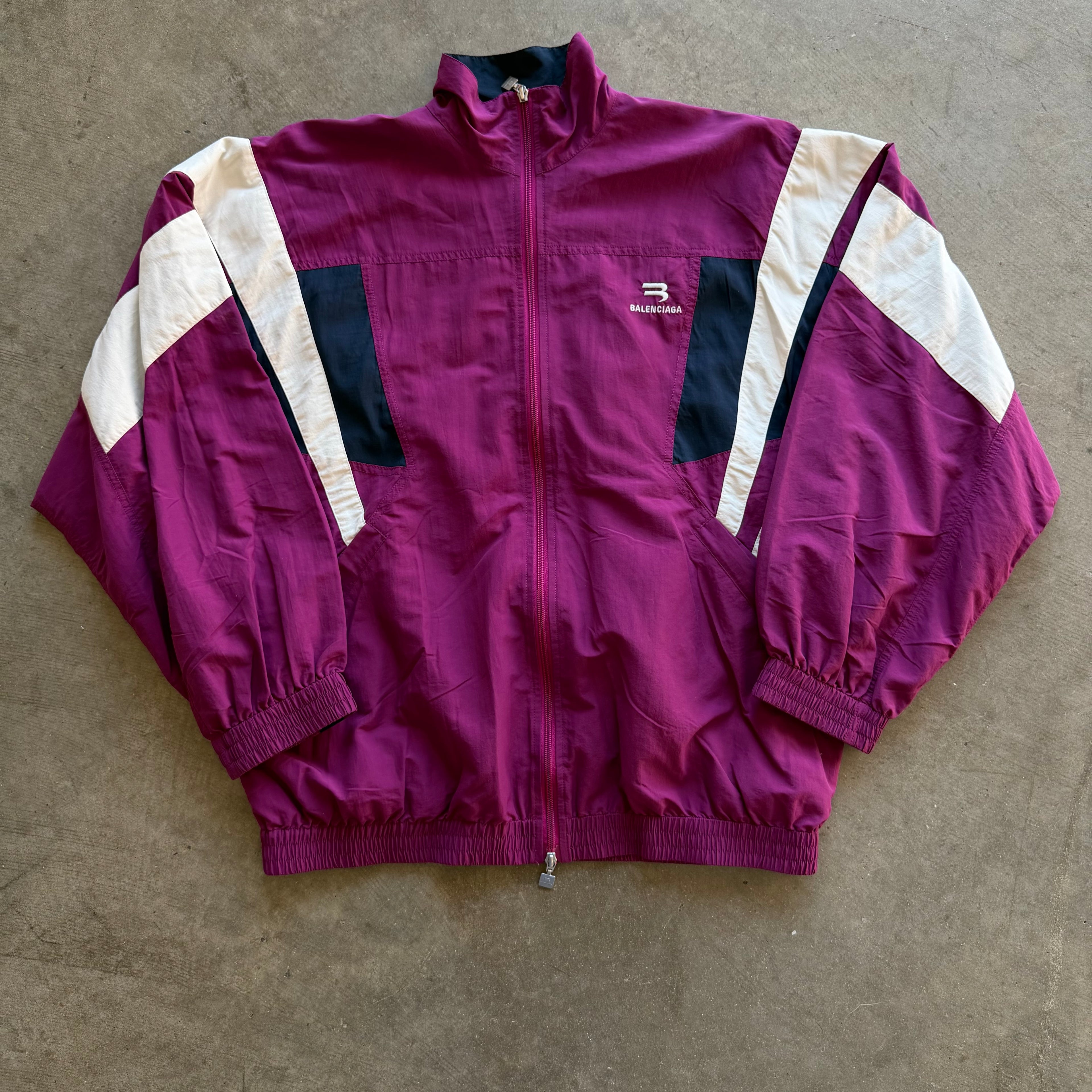 XL Balenciaga Sporty B Track Jacket Pink