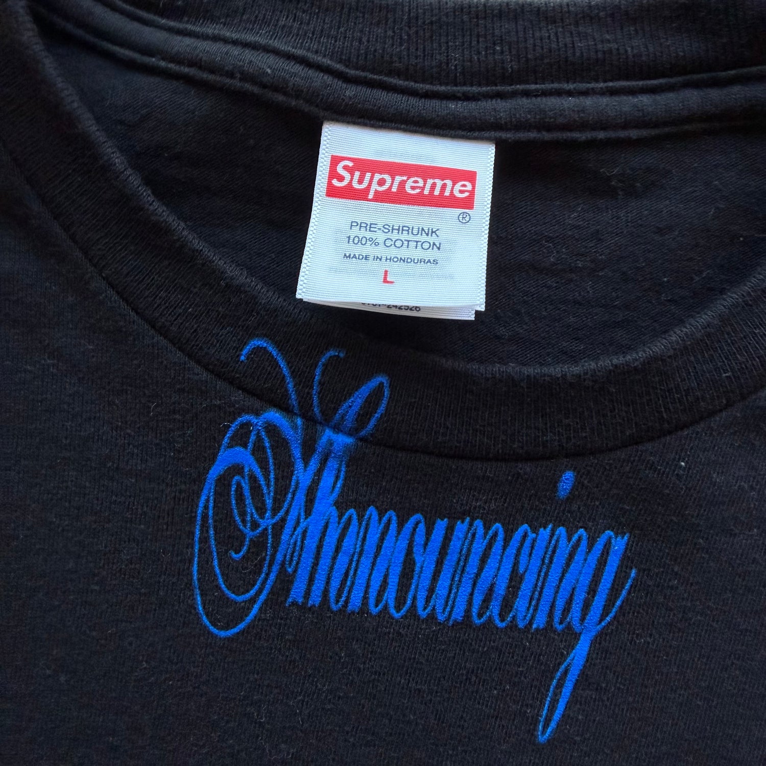 L Supreme Announcing Tee