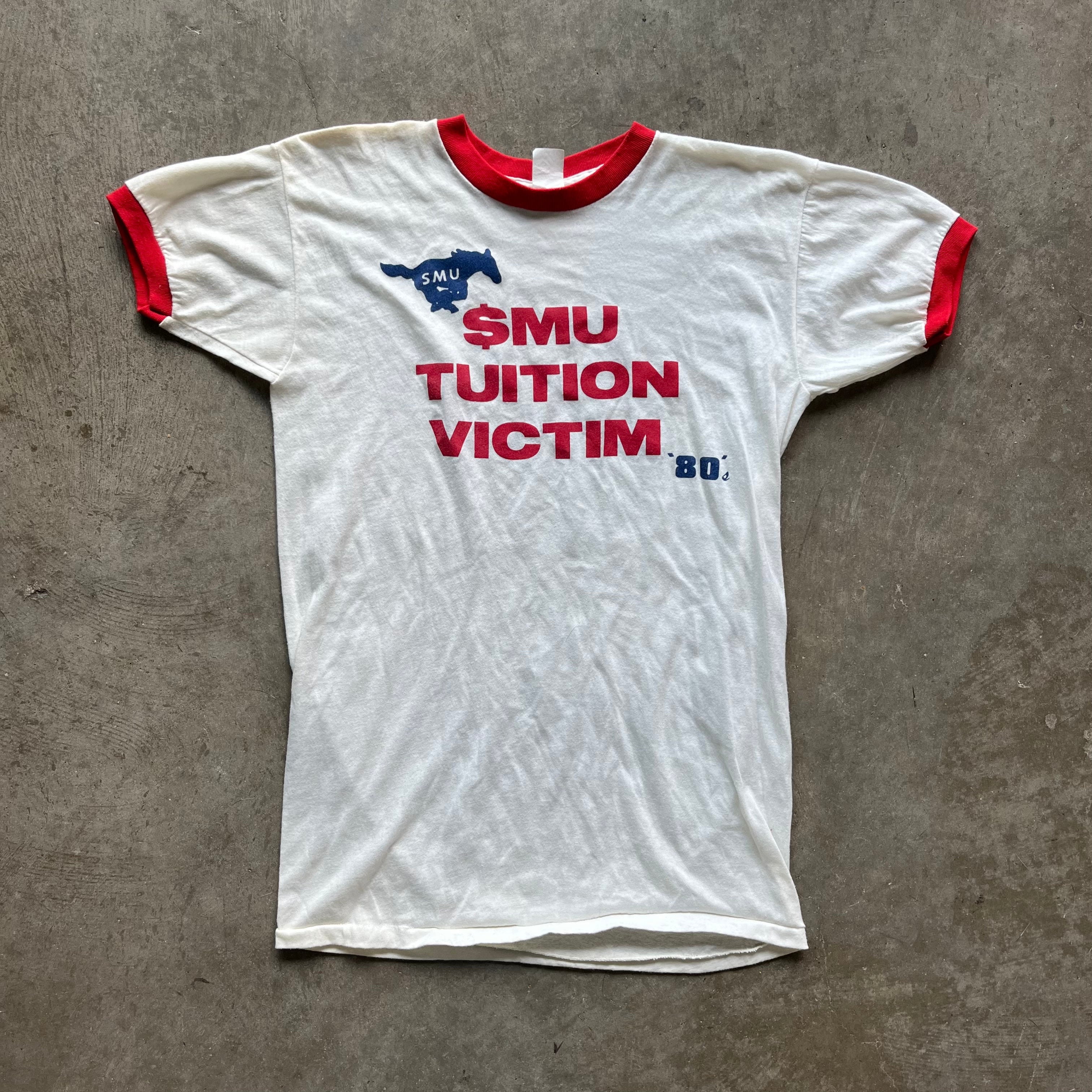 L 1980 SMU Ringer Tee