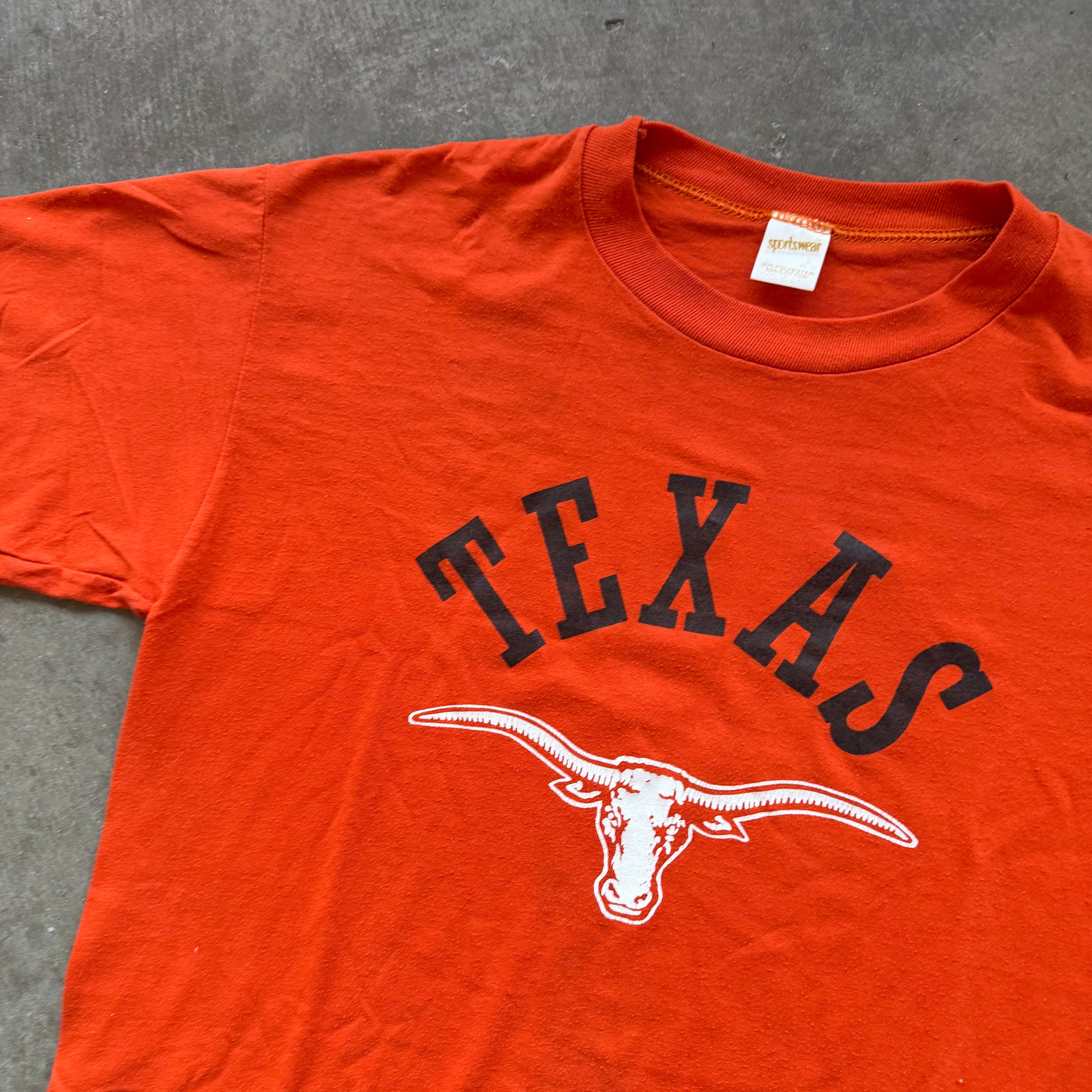 L 80s Texas Longhorns Tee