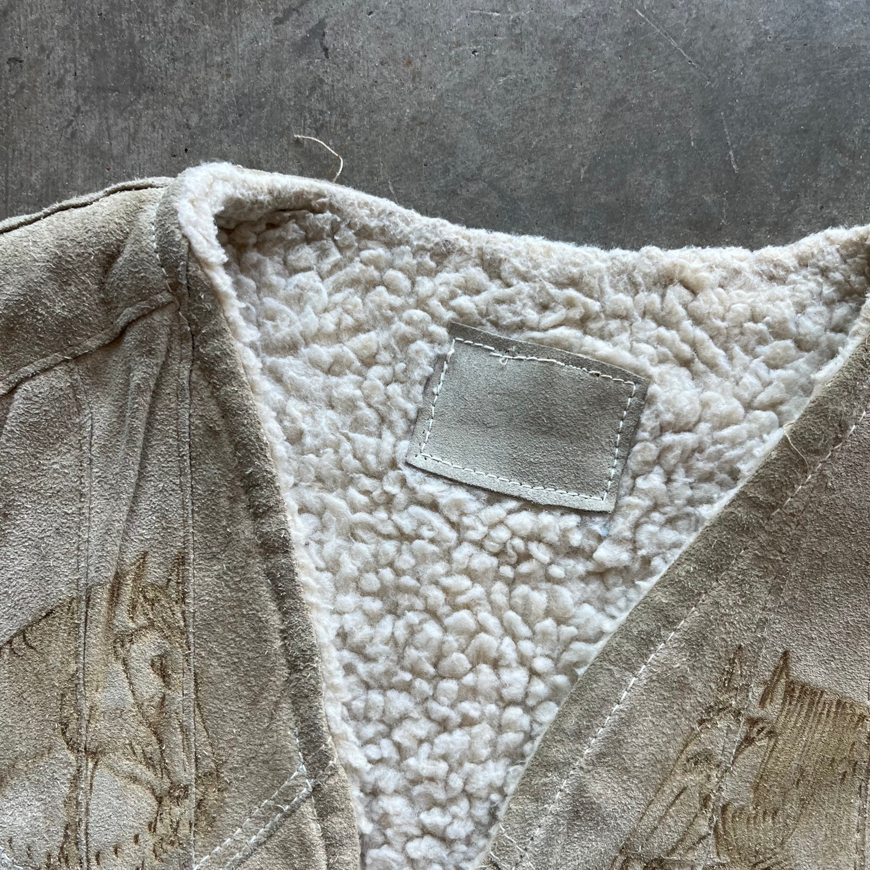 M 90s Suede Horse Vest