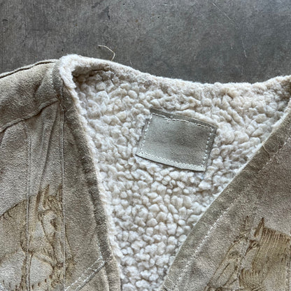 M 90s Suede Horse Vest