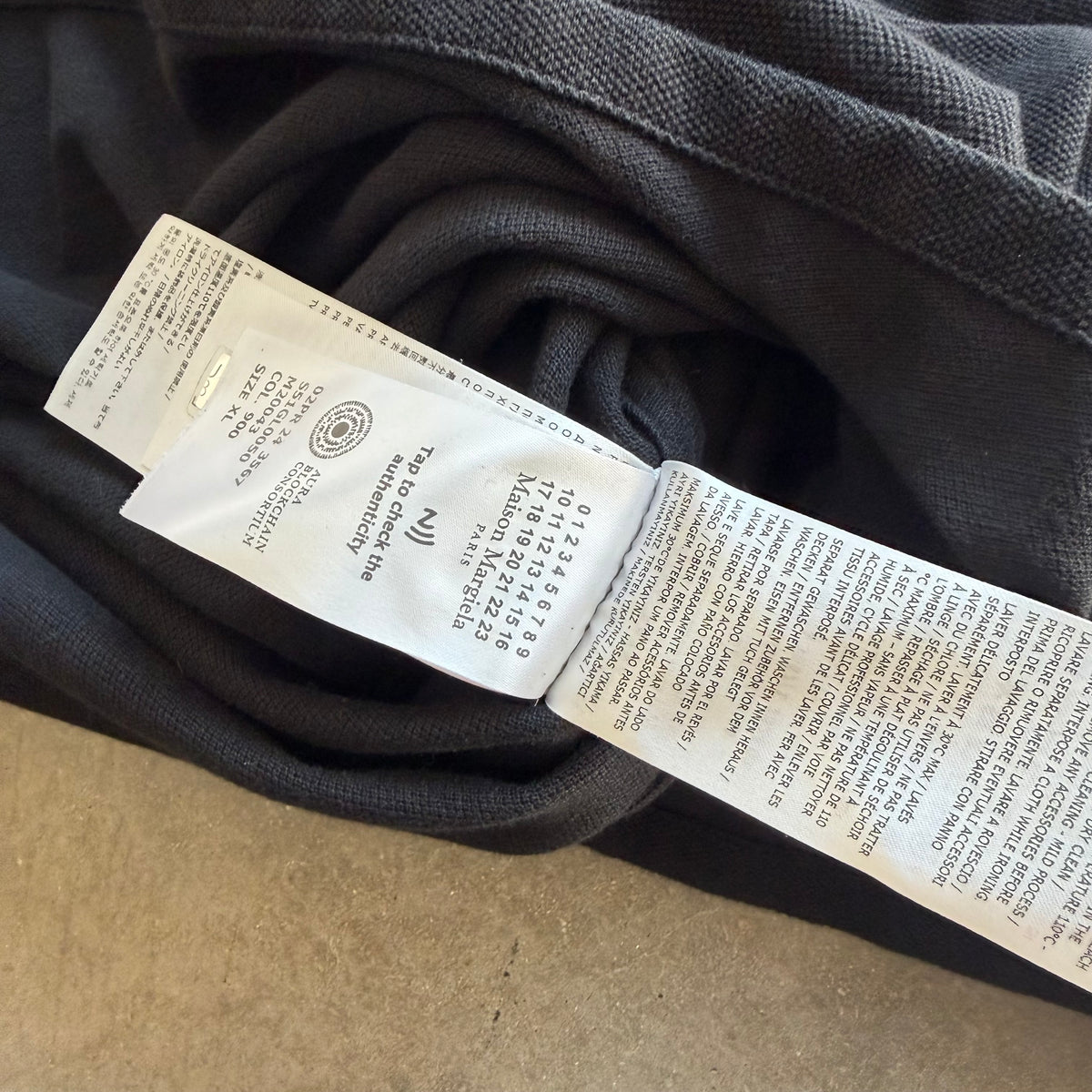 XXL Margiela Polo Black