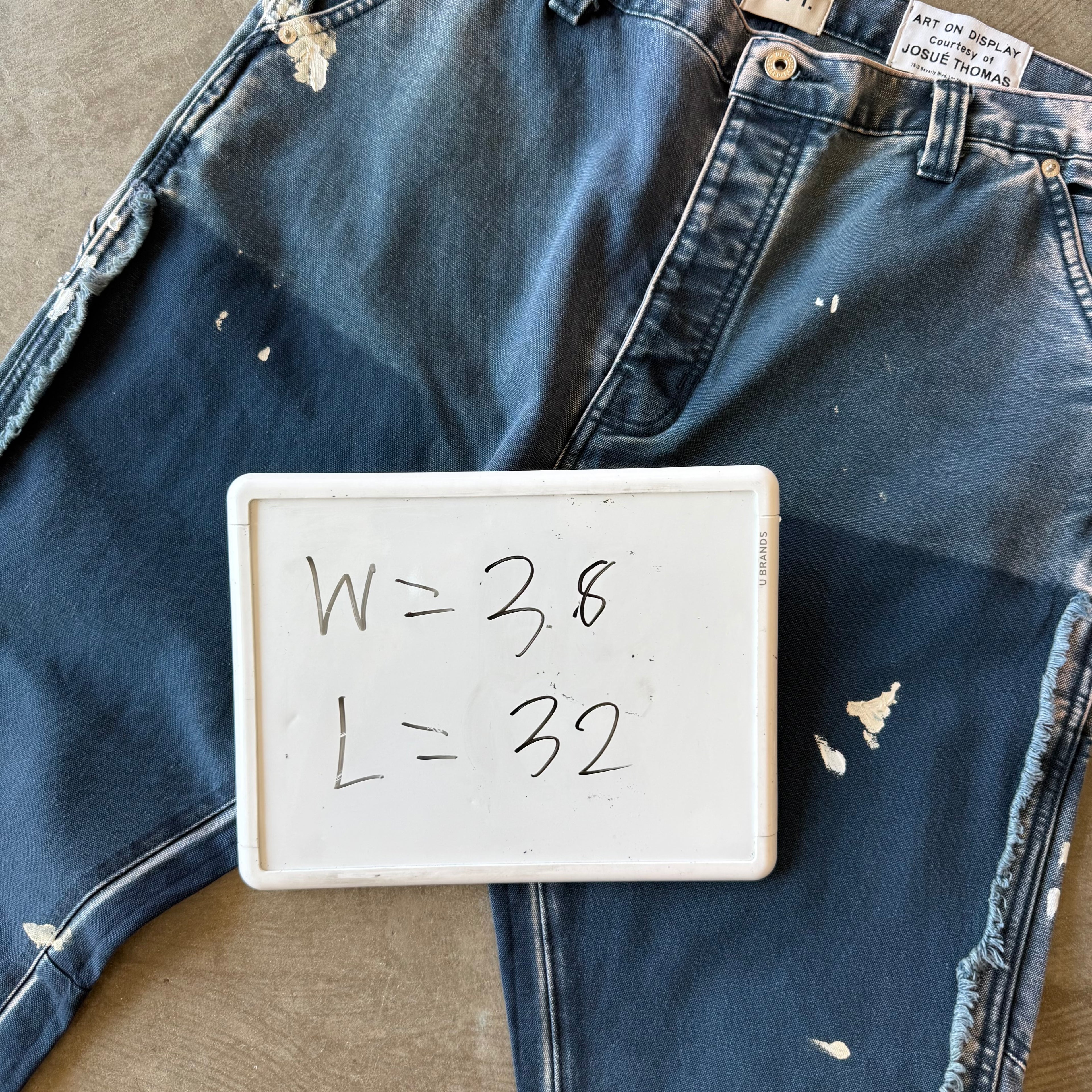 38x32 Gallery Dept. Flared Double Knews Navy