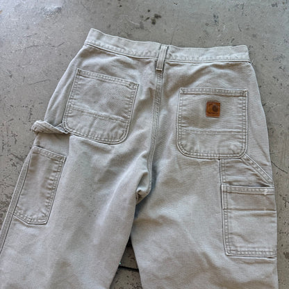 30x32 00s Beige Carhartt Pants