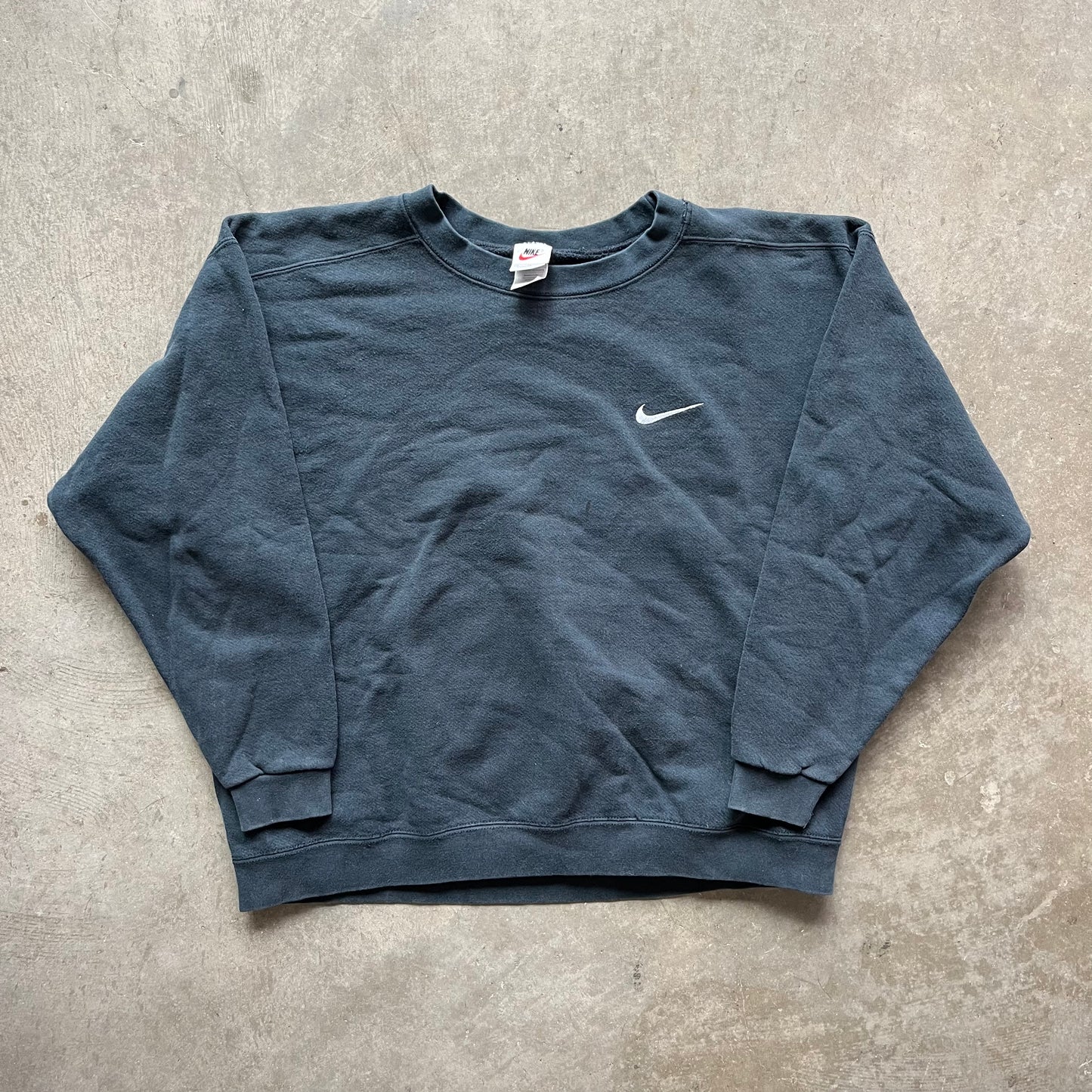 XL 90s Black Nike Crewneck