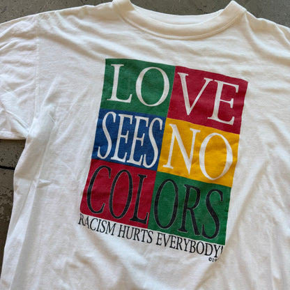 L 90s Love Sees No Color Tee