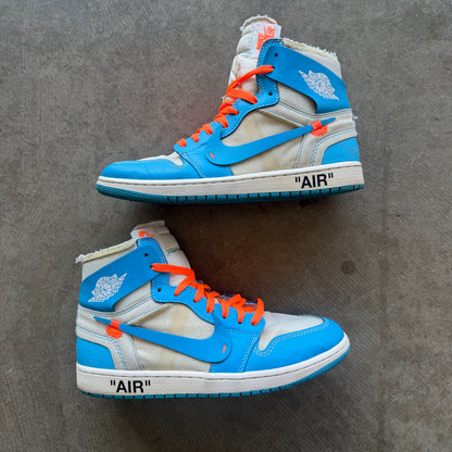 9.5 Jordan 1 High UNC Off White