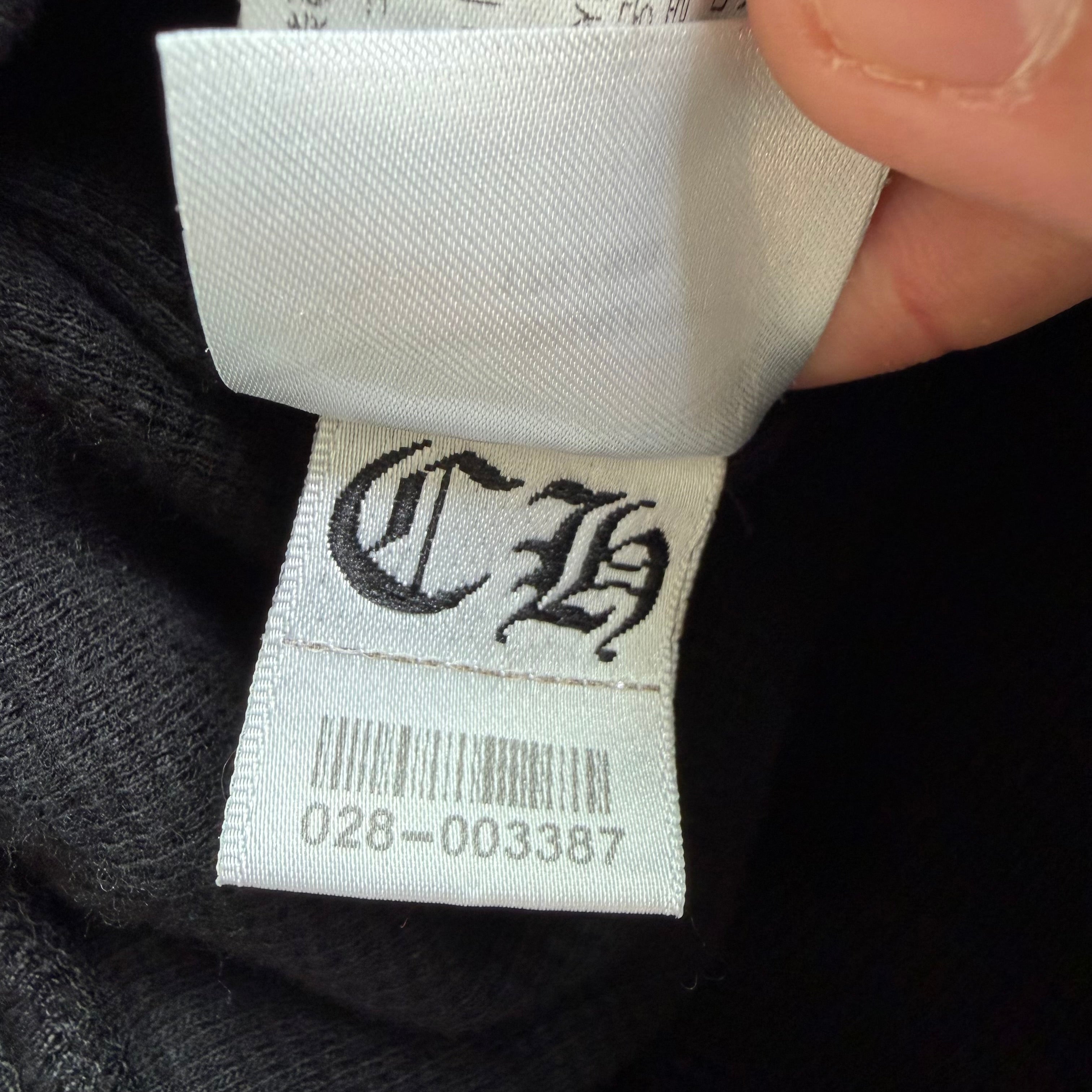 S Chrome Hearts Horseshoe Thermal Zipup