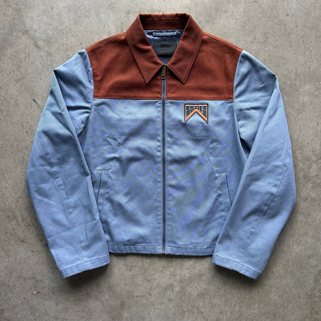 L Two Tone Prada Work Jacket