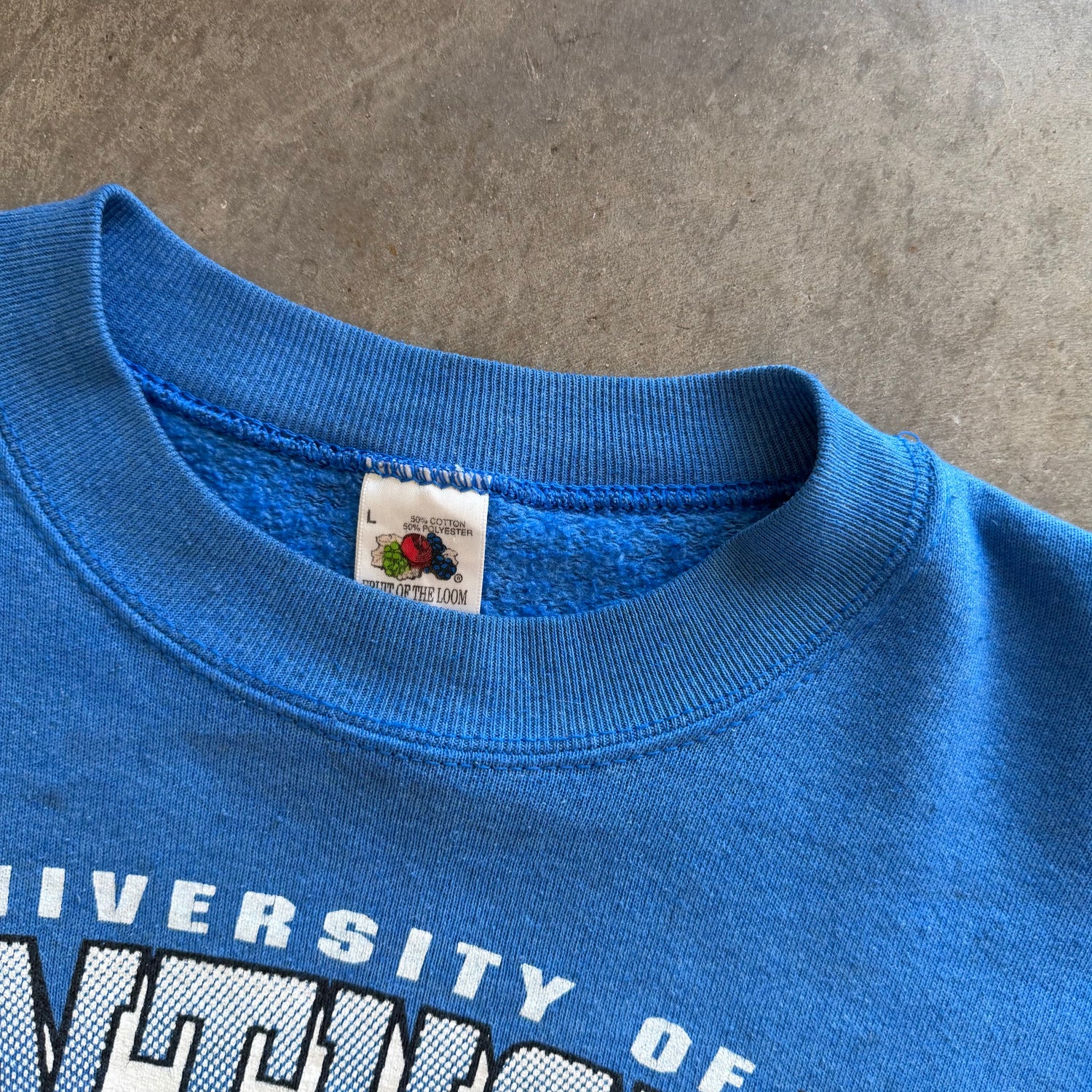 L 90s Kentucky Basketball Crewneck