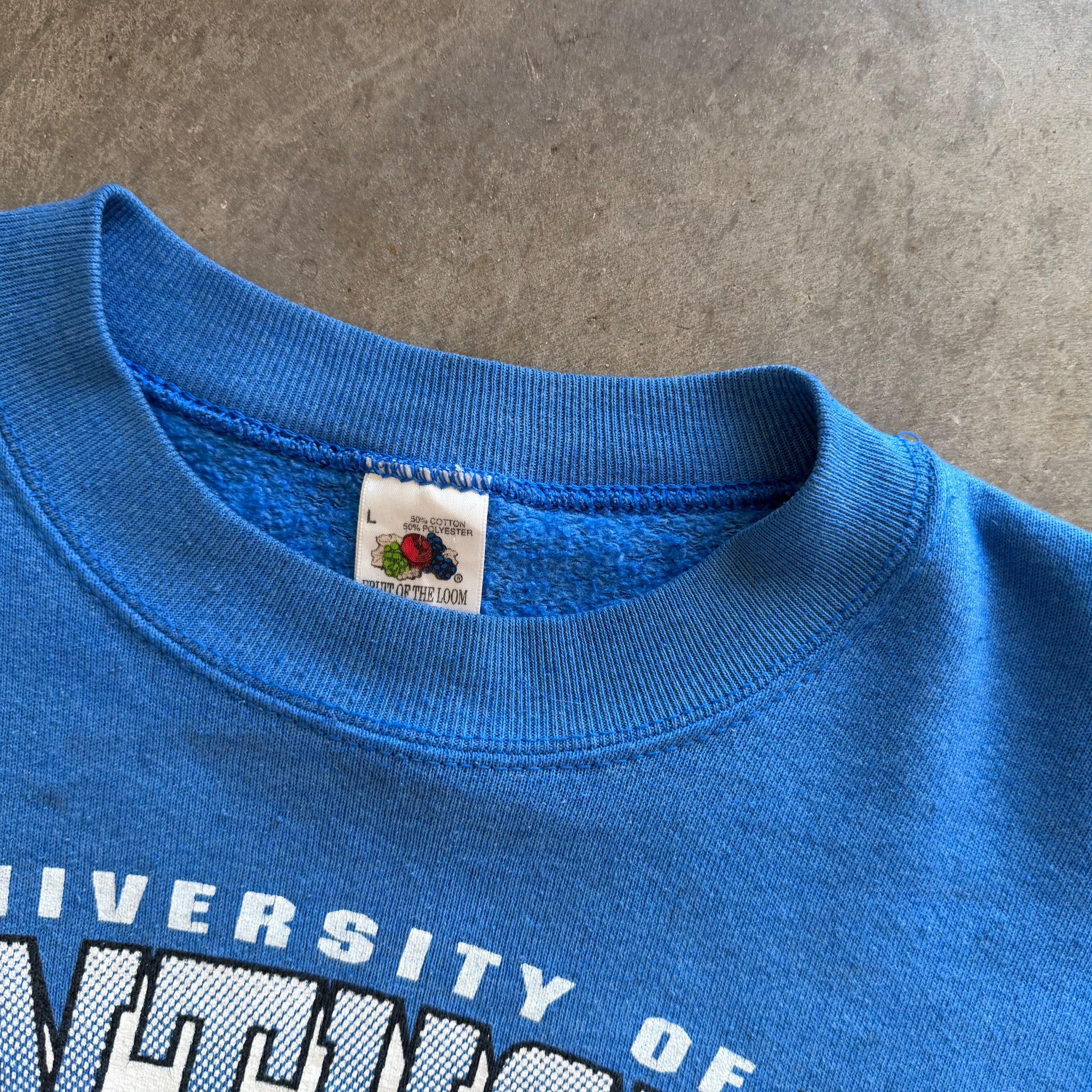 L 90s Kentucky Basketball Crewneck