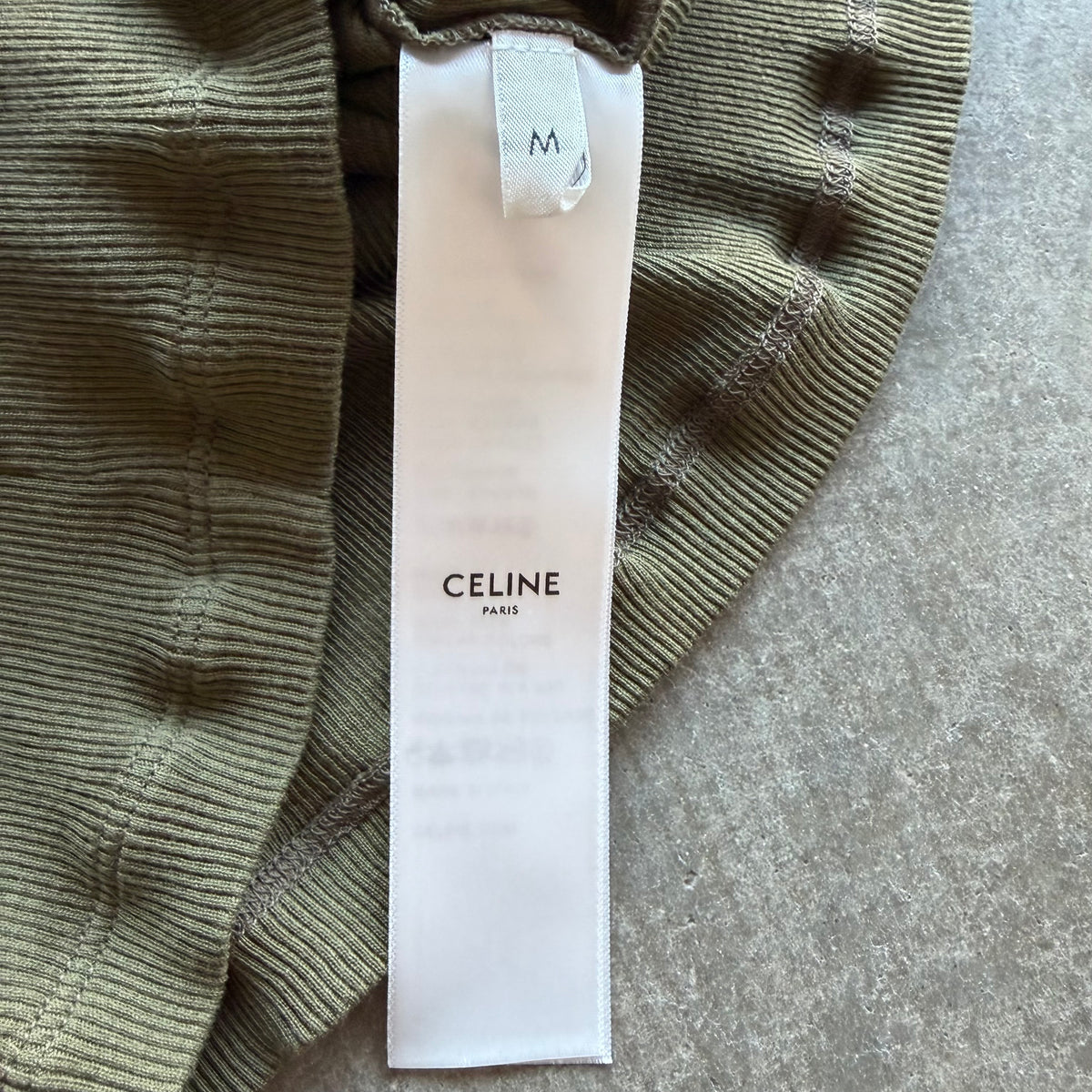 M Celine Olive Tank Top