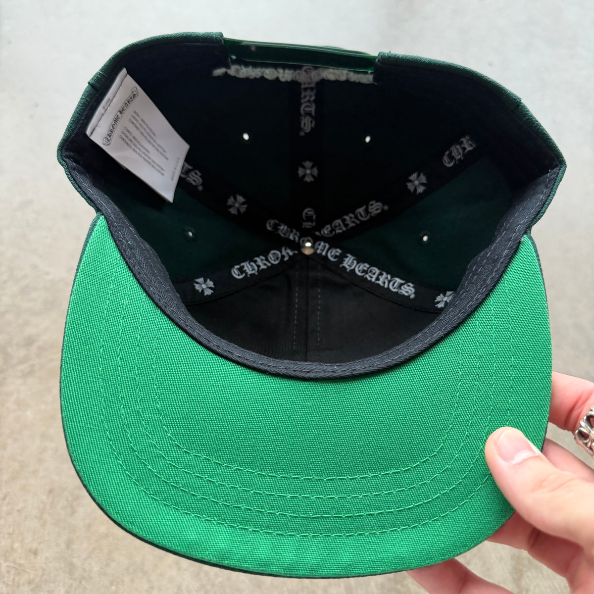 Chrome Hearts Baseball Hat Green White