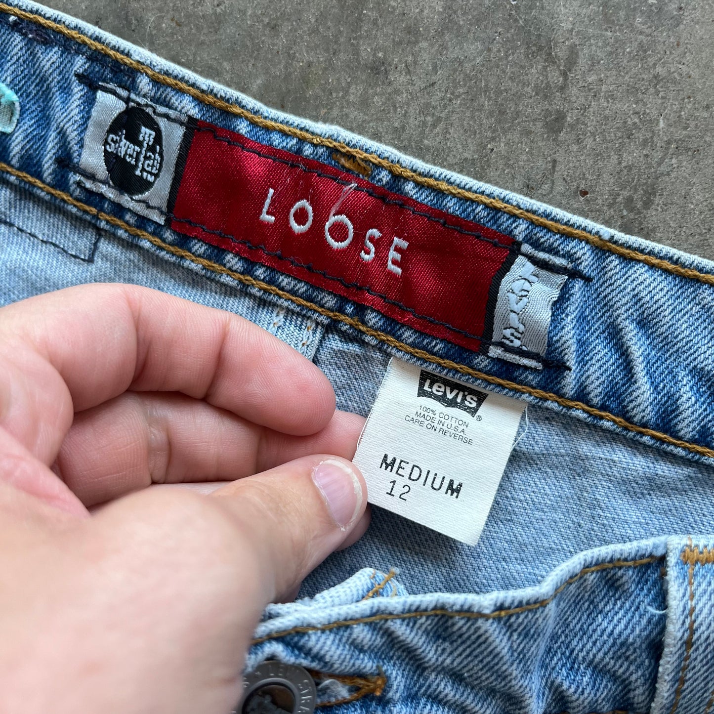 30x30 90s Levis Silvertabs